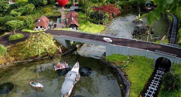 photo of  view of A scene from Legoland in Billund, Denmark.