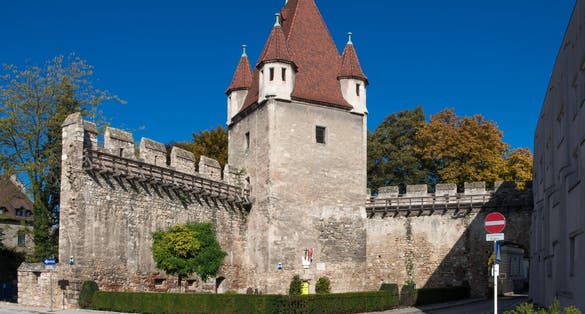 The "Reckturm" (meaning the "Tower of Tortures") is a medieval tower from the early 13th century in the city of Wiener Neustadt in Austria.