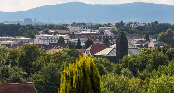 photo of view of historic bad vilbel hesse germany.