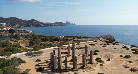 photo of Cala Llentia Stonehenge Ibiza España Spain.