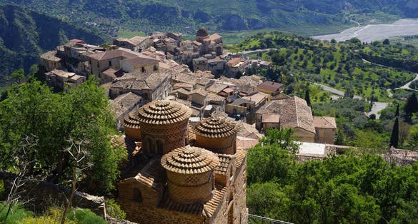 photo of view of Cattolica and Bivongi, Italy.