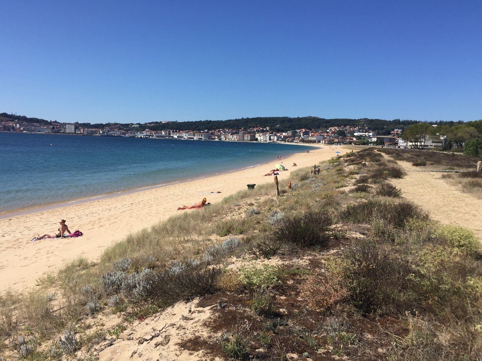 Coroso Beach, Ribeira, A Barbanza, A Coruña, Galicia, Spain