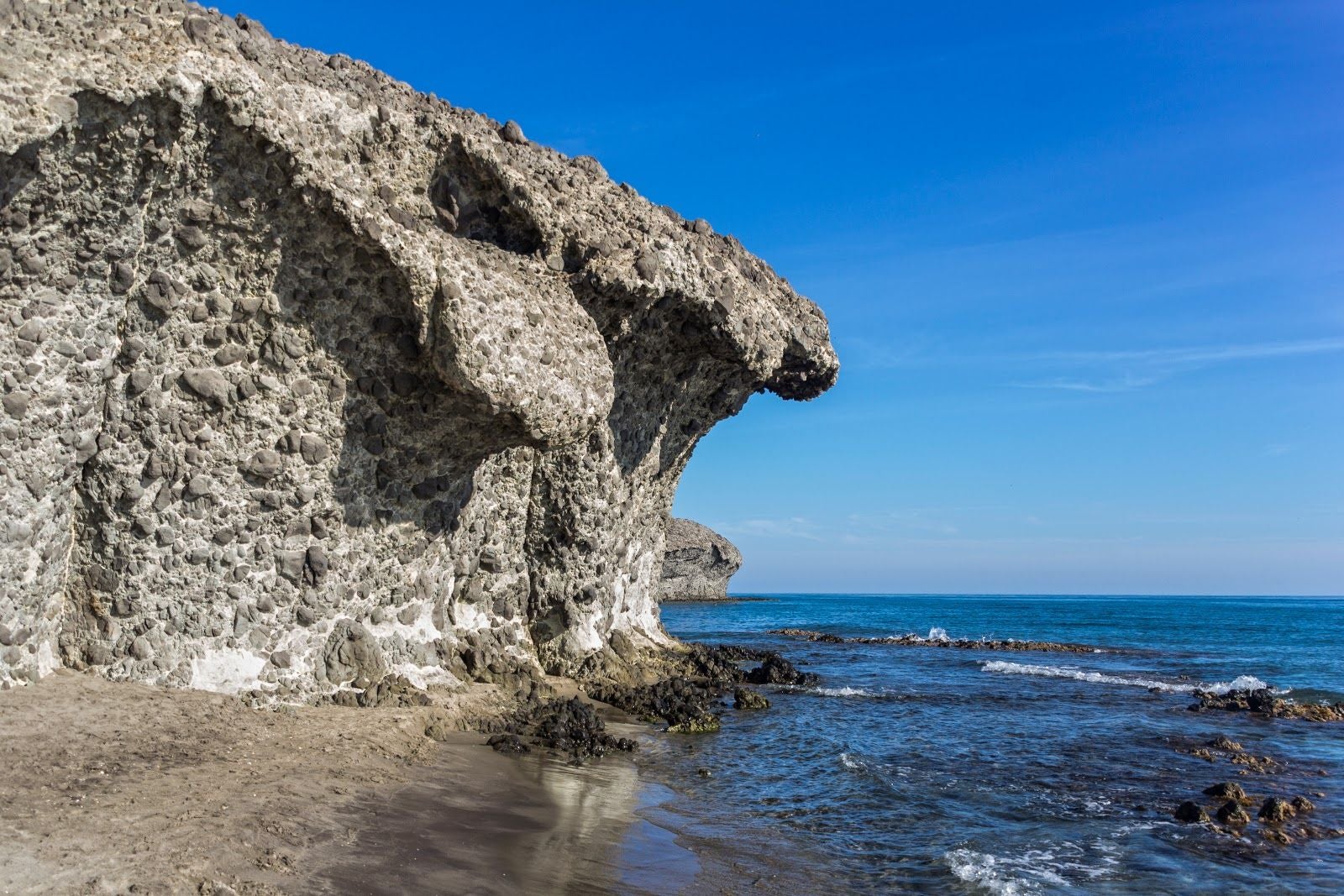 petrified wave of Mónsul, Níjar, Almeria, Andalusia, Spain