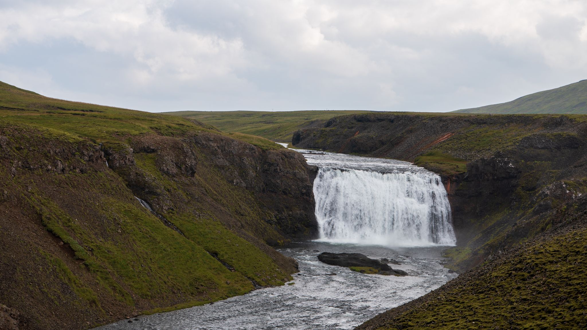  photo of Thorufoss Waterfall in West Iceland