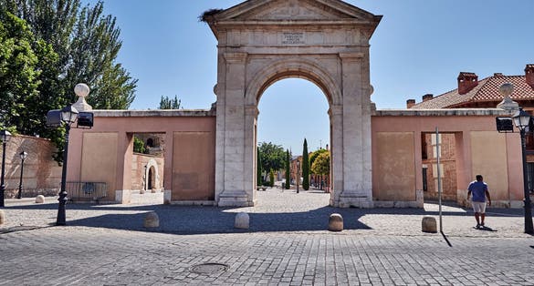 Photo of the town of Alcala de Henares, Spain.