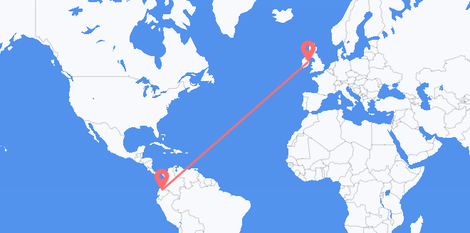 エクアドル アイルランドへ