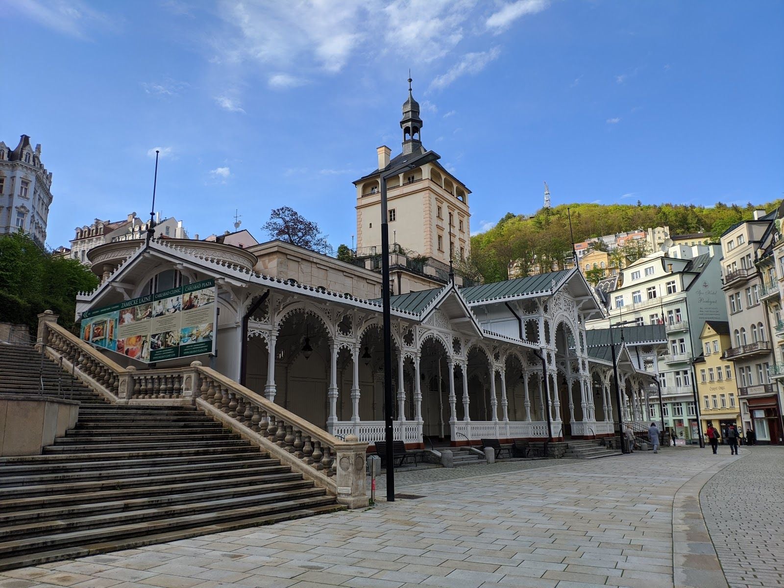 Chateau Colonnade, Karlovy Vary, Carlsbad, okres Karlovy Vary, Karlovarský kraj, Northwest, Czechia