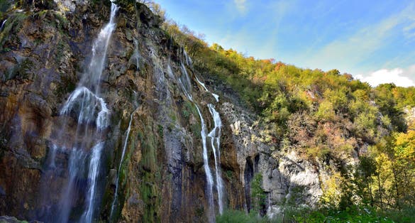photo of view of Plitvice Lakes National Park is one of the oldest and largest national parks in between Lika-Senj County and Karlovac County in Croatia