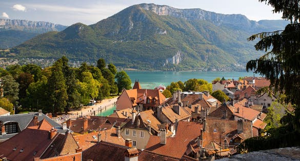 Annecy Old Town in France.