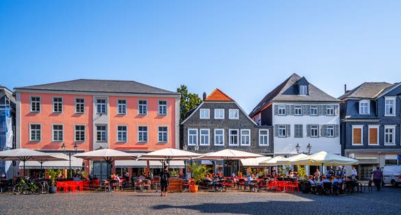 market place in Lippstadt, Germany