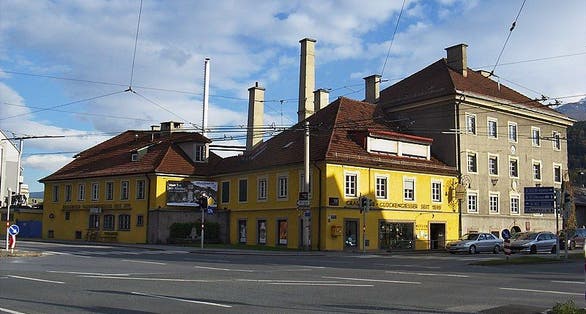 photo of view of The Grassmayr Bell Foundry in Innsbruck, Austria.