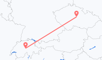 Train tickets from the Czech Republic to Switzerland