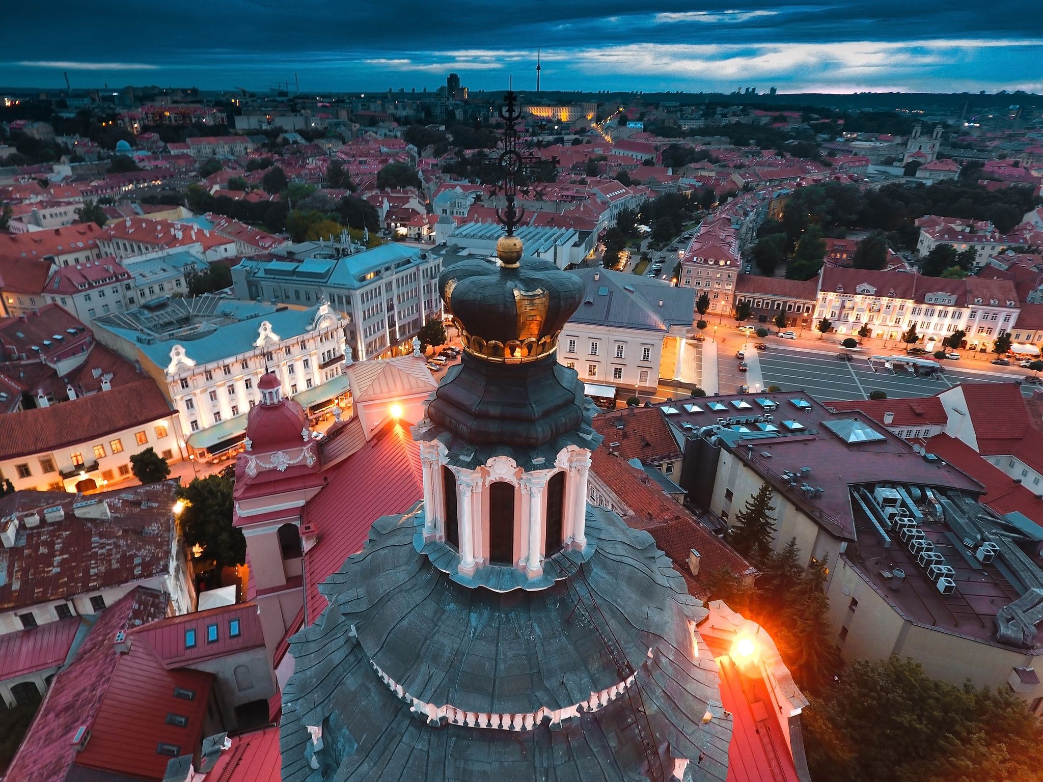 Church of St. Casimir in Vilnius Lithuania.