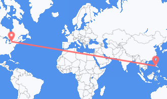 Toronto to Manila