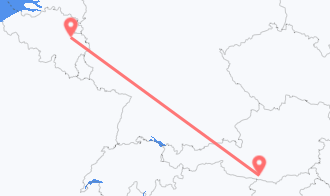 Train tickets from Villach to Liege