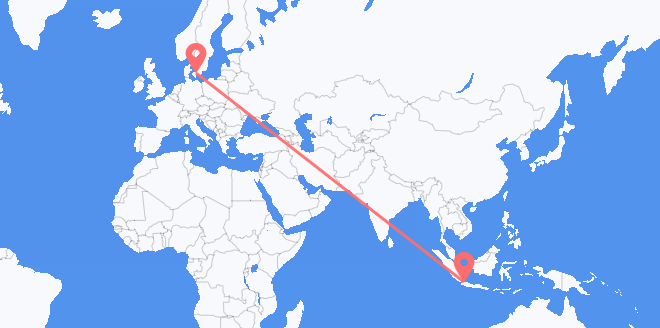 インドネシア デンマークへ