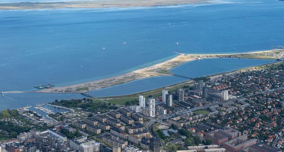 Photo of aerial view of Amager Strandpark ,Copenhagen, Denmark.