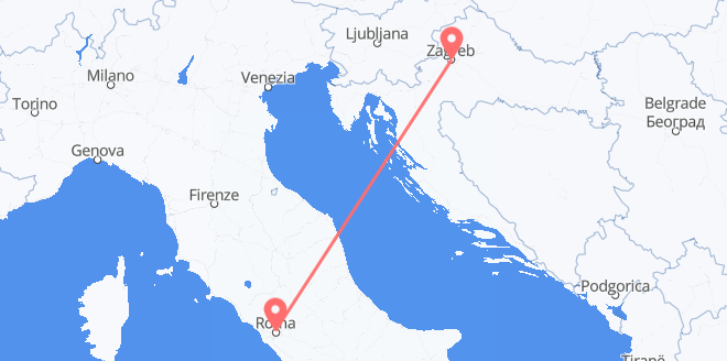 Croatia to Italy