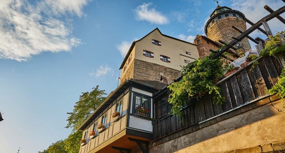 Photo of the historic Albrecht Durer House ,Nuremberg, Germany .