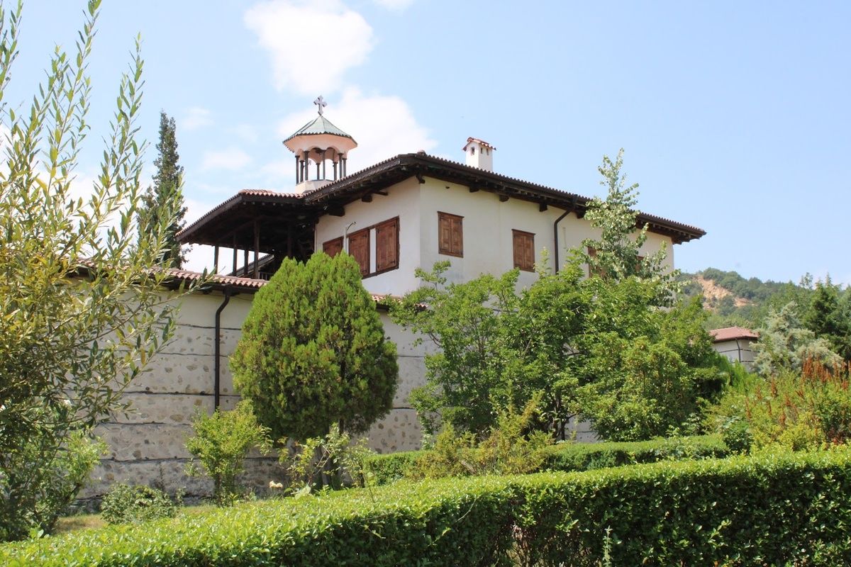 Photo of the Medieval Orthodox Rozhen Monastery near Melnik, Bulgaria.