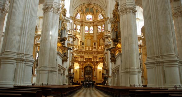photo of inside of Capilla Real, Granada, Spain.
