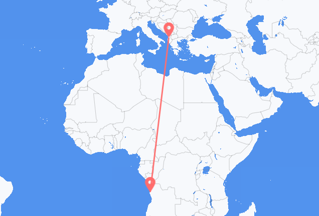 Luanda to Tirana