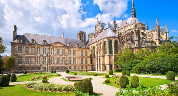 Photo of cathedral of Reims, France.