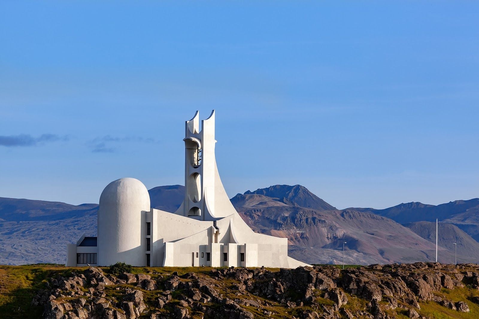 Stykkishólmskirkja Church, Stykkishólmsbær, Western Region, Iceland