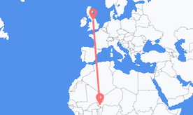 Niger to England