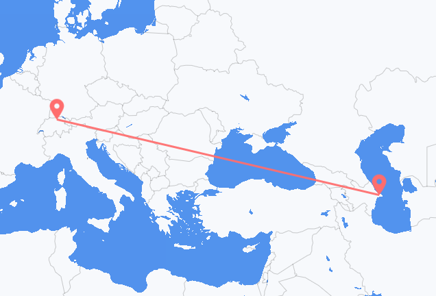 バクー チューリッヒへ