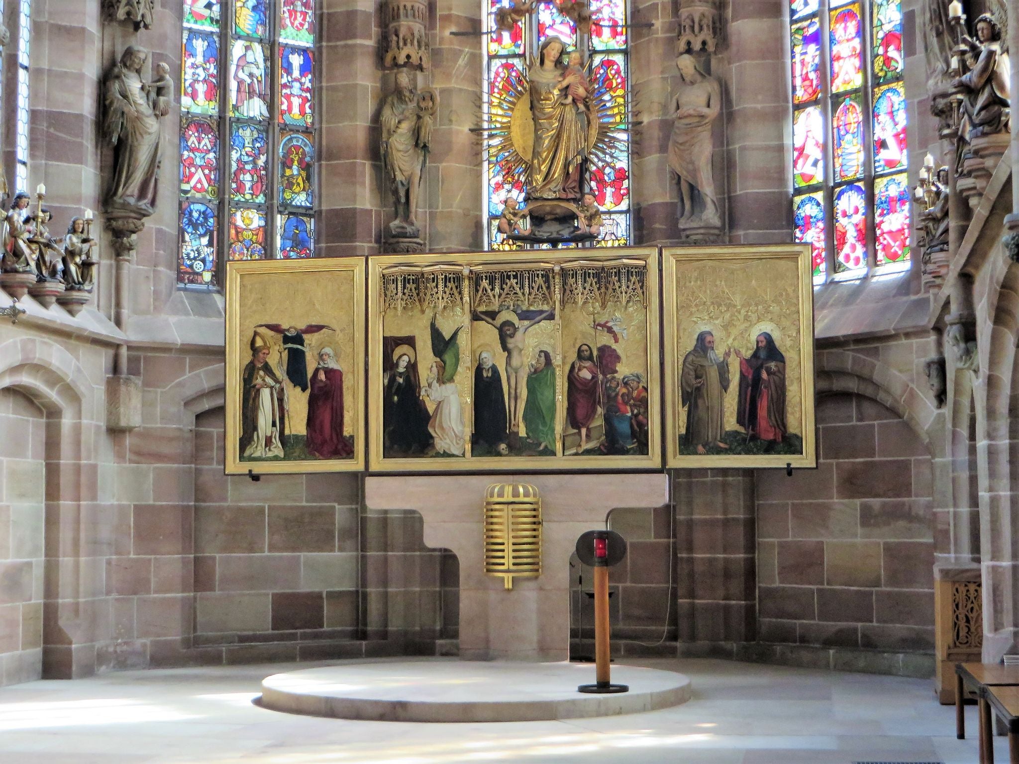 Interior of Frauenkirche Nürnberg