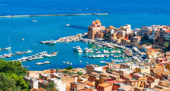 photo of view of Castellammare del Golfo Trapani, Italy.