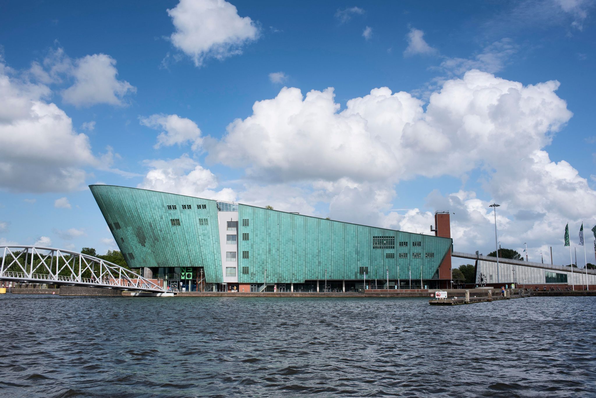 Photo of The Science Center NEMO at Osterdok, Amsterdam, North Holland, Netherlands.