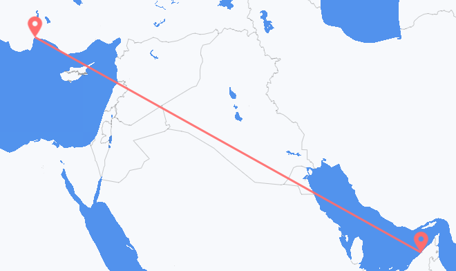 Dubai to Antalya