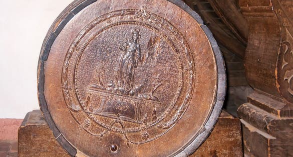 photo of view of Great wine tun. Heidelberg, Germany.