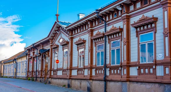 Marela museum at Vanha Rauma district of Rauma in Finland.