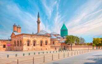 Photo of Cappadocia that is known around the world as one of the best places to fly with hot air balloons. Goreme, Cappadocia, Turkey.