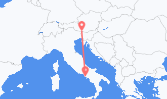 Train tickets from Tarvisio to Naples