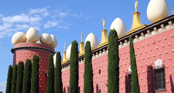 Photo of Salvador Dali museum in Figueras, Spain.