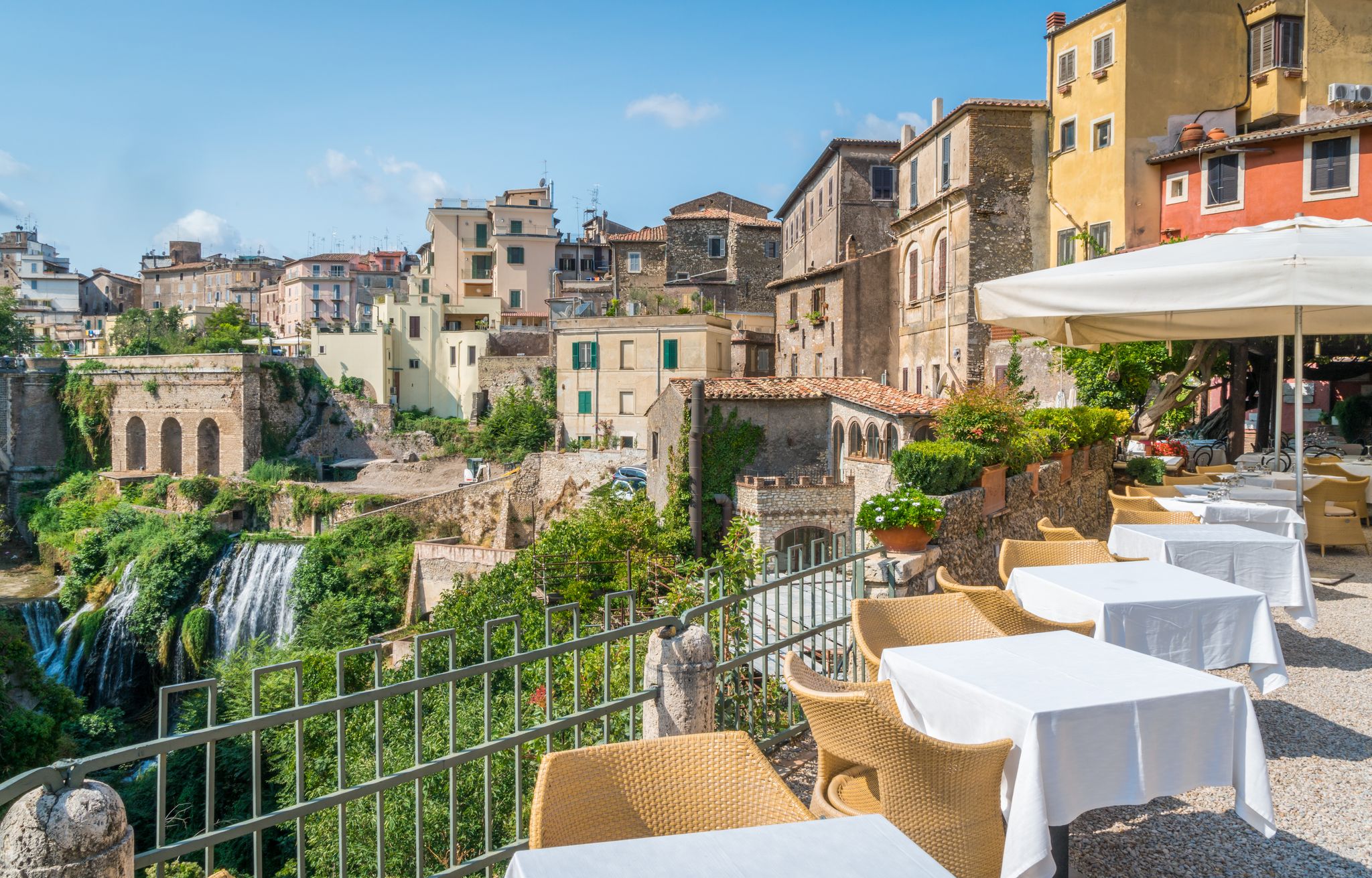 Scenic sight in Tivoli, province of Rome, Lazio, central Italy.