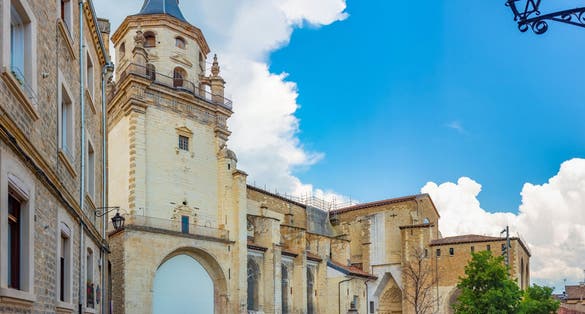 Photo of Santa Maria Cathedral of Vitoria Gasteiz in Spain.