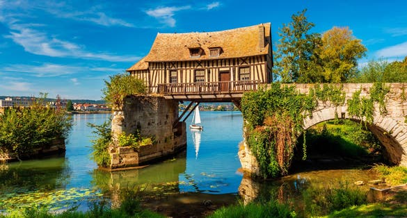 photo of The Old Mill of Vernon in Vernon Normandy France.