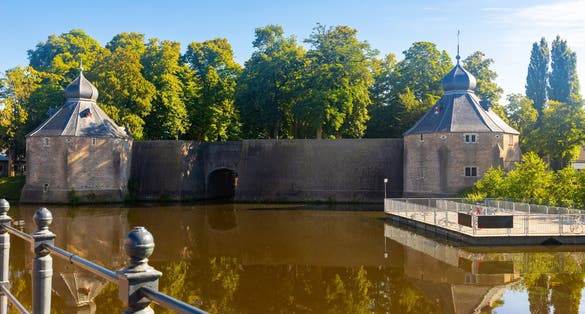 photo of viiew of Bouvigne is a castle near Breda, the Netherlands.