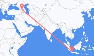 印度尼西亚 目的地 格鲁吉亚