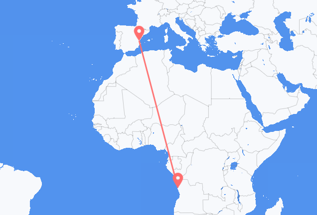 Luanda to Valencia