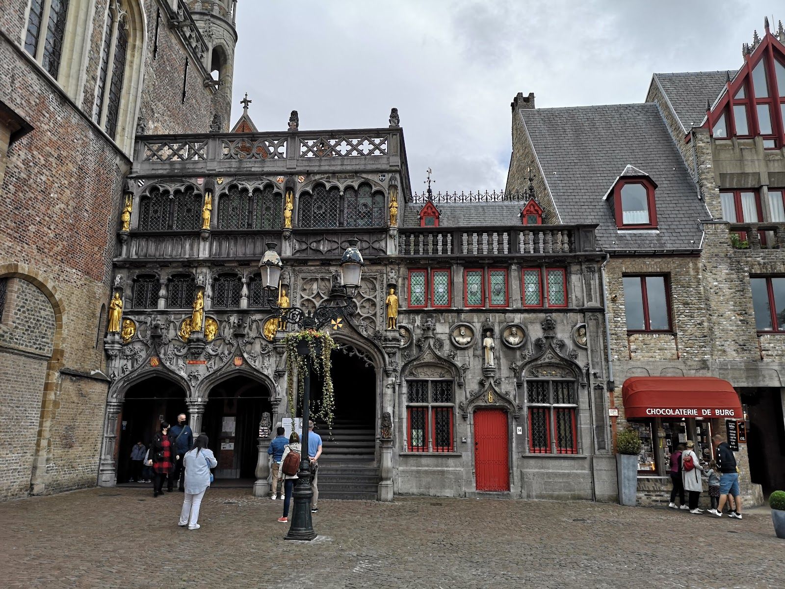 Bruges City Hall, Brugge, Bruges, West Flanders, Flanders, Belgium