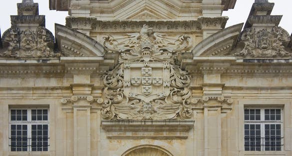 Photo of COIMBRA, PORTUGAL - March 1, 2019: Fragment of New Cathedral of Coimbra or Se Nova de Coimbra in Old Upper Town.