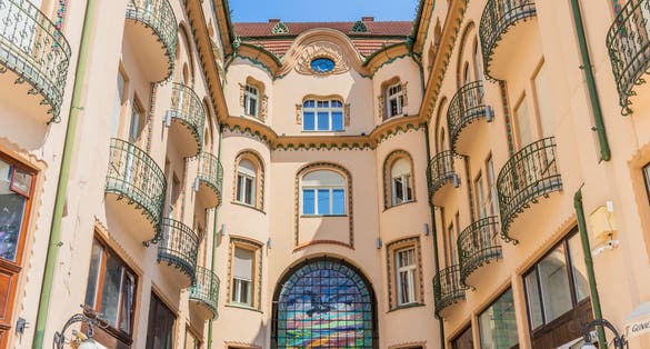 Black Eagle Palace shopping center, Oradea, Romania.
