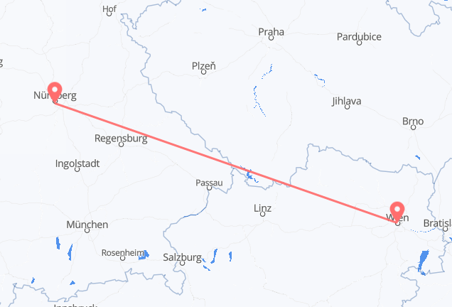 Vienna to Nuremberg