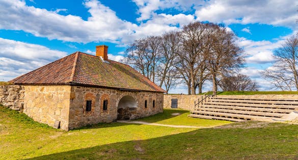 Kongsten fortress in Norwegian city Fredrikstad